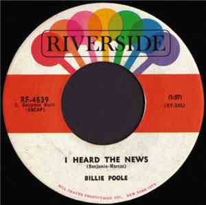 Billie Poole - I Heard The News / Jet