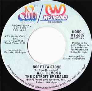 A.C. Tilmon & The Detroit Emeralds - Rosetta Stone