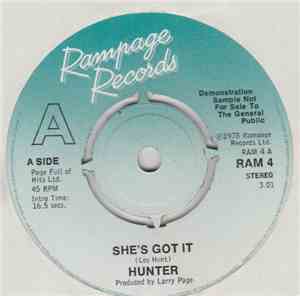 Hunter  - She's Got It / Garden Of Eden