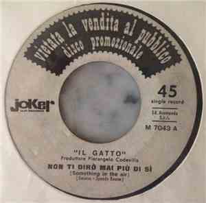 Il Gatto / Maurizio - Non Ti Dirò Mai Più Di Sì / 24 Ore Spese Bene Con Amo ...