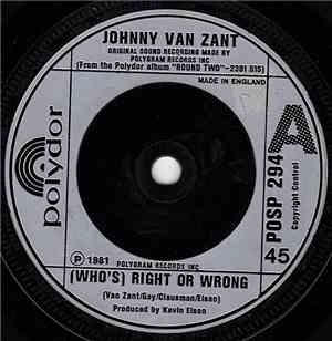 Johnny Van Zant - (Who's) Right Or Wrong