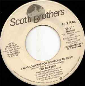 Leif Garrett - I Was Looking For Someone To Love