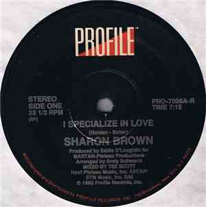 Sharon Brown - I Specialize In Love