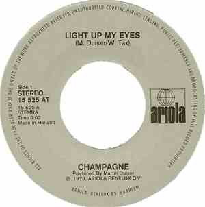 Champagne  - Light Up My Eyes