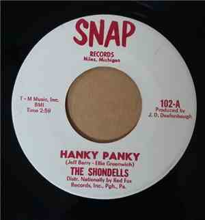 The Shondells - Hanky Panky / Thunderbolt