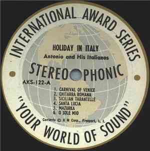 Antonio And His Italianos - Holiday In Italy