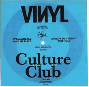 Culture Club - Miss Me Blind/It's A Miracle