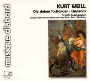 Kurt Weill - Brigitte Fassbaender • Radio-Philharmonie Hannover Des NDR • C ...