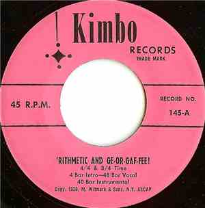 Unknown Artist - 'Rithmetic And Ge-Or-Gaf-Fee!
