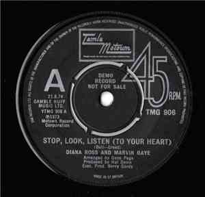 Diana Ross And Marvin Gaye - Stop, Look, Listen (To Your Heart) / Love Twin ...