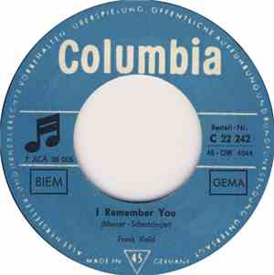 Frank Ifield - I Remember You