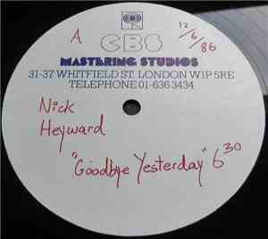 Nick Heyward - Goodbye Yesterday