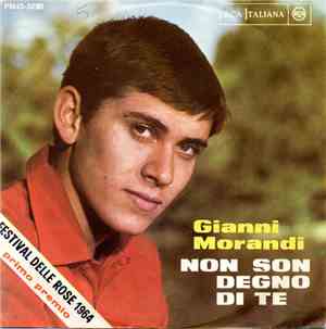 Gianni Morandi - Non Son Degno Di Te