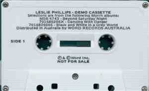 Leslie Phillips - Demo Cassette
