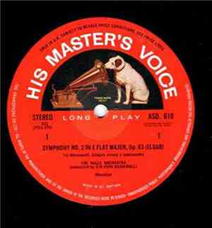 Elgar, Hallé Orchestra, Sir John Barbirolli - Symphony No. 2 In E Flat Majo ...