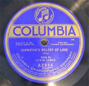 Lewis James  /  Lewis James And Charles Harrison  - Hiawatha's Melody Of Lo ...