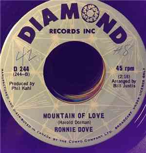 Ronnie Dove -  Never Gonna Cry (The Way I'll Cry Tonight) / Mountain Of Lov ...