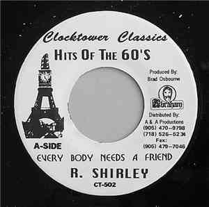 Roy Shirley / King Tubby - Every Body Needs A Friend