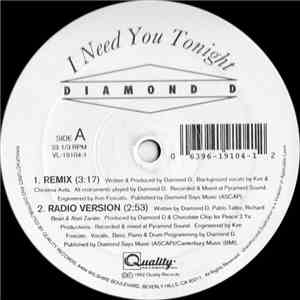 Diamond D  - I Need You Tonight