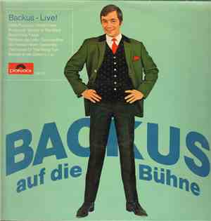 Gus Backus - Backus Auf Die Bühne