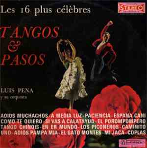 Luis Peña Y Su Orquesta - Les 16 Plus Célèbres Pasos & Tangos