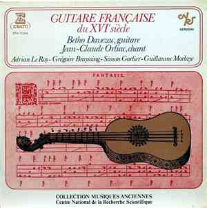 Betho Davezac, Jean-Claude Orliac - Guitares Française Du Xvie Siècle