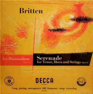 Britten, Peter Pears, Dennis Brain, Eugene Goossens, The Strings Of The New ...