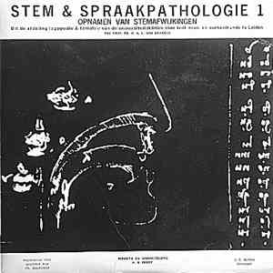 Dir. Prof. Dr. H. A. E. Van Dishoeck, H. A. Drost - Stem & Spraakpathologie ...