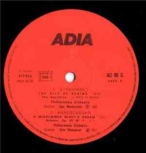 Various - The Rite Of Spring / A Mid Summer Nights' Dream / The Autumn From ...