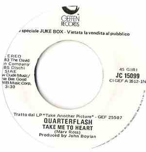 Quarterflash / Electric Light Orchestra - Take Me To Heart / Rock And Roll  ...