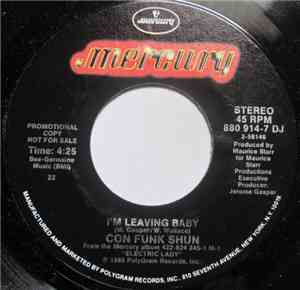 Con Funk Shun - I'm Leaving Baby