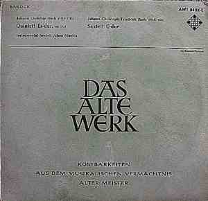 Johann Christian Bach, Johann Christoph Friedrich Bach, Instrumental-Sextet ...