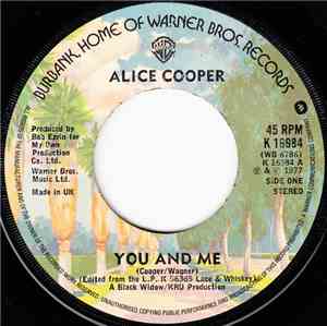 Alice Cooper  - You And Me / My God