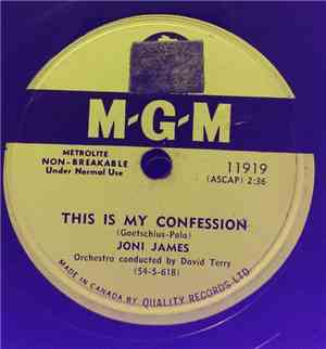 Joni James - This Is My Confession / How Important Can It Be?