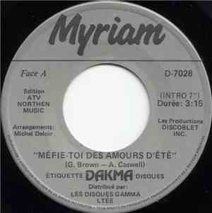 Myriam - Méfie-Toi Des Amours D'Été / Je Deviens Une Femme