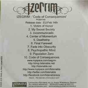 Izegrim - Code Of Consequences