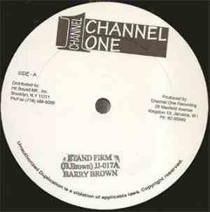 Barry Brown - Stand Firm / So Jah Say