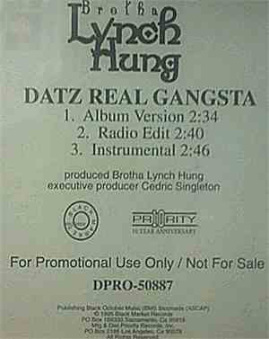 Brotha Lynch Hung - Datz Real Gangsta