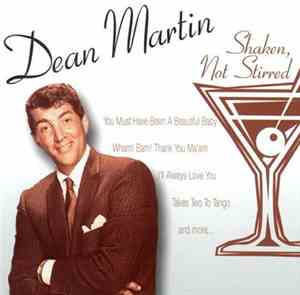 Dean Martin - Shaken,  Not Stirred