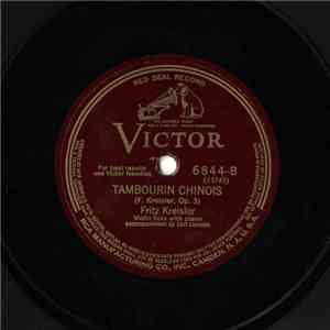 Massenet, F. Kreisler Played By Fritz Kreisler - Thais-Meditation / Tambour ...