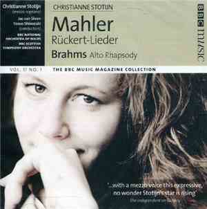 Mahler, Brahms, Christianne Stotijn, Jac van Steen, Yasuo Shinozaki, The BB ...