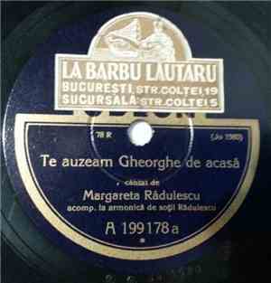 Margareta Rădulescu - Te Auzeam Gheorghe De Acasă / Spune Măiculiță Spune
