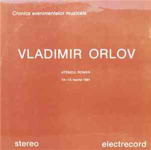 Vladimir Orlov - Concert Pentru Violoncel Și Orchestră În Si Minor, Op. 104