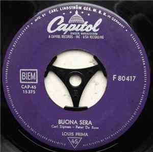 Louis Prima - Buona Sera / Oh Marie