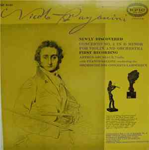 Niccolò Paganini, Arthur Grumiaux With Franco Gallini Conducting The L'Orch ...