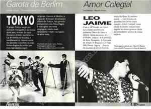 Tokyo  / Leo Jaime - Garota De Berlim (Re-Mix) / Amor Colegial (Re-Mix)