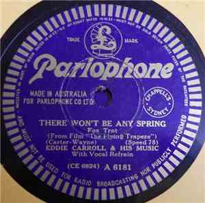 Eddie Carroll & His Music - Marie Louise / There Won't Be Any Spring