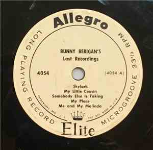 Bunny Berigan - Bunny Berigan's Last Recordings