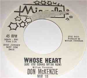 Don McKenzie  - Whose Heart