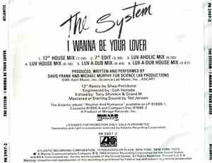 The System - I Wanna Be Your Lover
